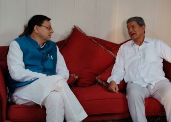 बड़ी खबर : धामी पंहुचे हरदा के पास ।