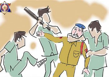 एक्सक्लूसिव : सिपाही के साथ मारपीट कर रहे युवकों पर एसएसपी की सख्त कार्यवाई।