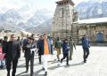केदारनाथ पुनर्निर्माण कार्यों का जायजा लेने पंहुचे सीएम धामी…