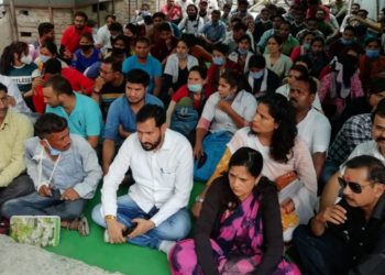 नर्सिंग बेरोजगारों के समर्थन में आया यूकेडी, दिया समर्थन