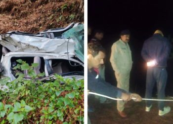 हादसा : वाहन अनियंत्रित होने से 3 लोगों की दर्दनाक मौत,1 घायल