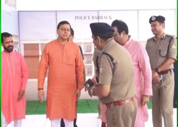 बड़ी खबर: सीएम का पुलिसकर्मियों को बड़ी सौगात।प्रशासनिक भवन,क्वार्टर गार्द एवं बैरक का किया शिलान्यास