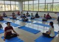 अंतर्राष्ट्रीय योग दिवस के अवसर पर महिला प्रौद्योगिकी संस्थान में किया गया योगाभ्यास का आयोजन