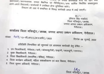 बड़ी खबर:  इस जिले में भी स्कूल बंद रखने का आदेश जारी।आदेशों का अनुपालन न करने पर होगी कार्यवाही