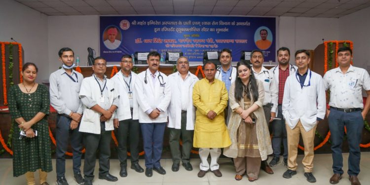स्वास्थ्य मंत्री डॉ धन सिंह रावत ने श्री महंत इन्दिरेश अस्पताल में किया डी.आर.टी.बी सेंटर का उद्घाटन