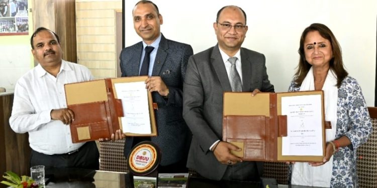 देवभूमि उत्तराखंड यूनिवर्सिटी और टीजीआई के बीच एमओयू पर हस्ताक्षर