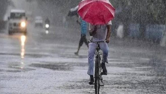 मौसम अपडेट:  भारी बारिश का येलो अलर्ट जारी