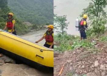 हादसा:- गाड़ी समेत गंगा में समाए चार श्रद्धालु।रेस्क्यू जारी
