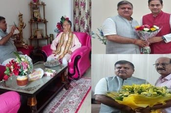 गजब: विधायक और मंत्रियों से मिलने उनके आवास पहुंचे भाजपा अध्यक्ष