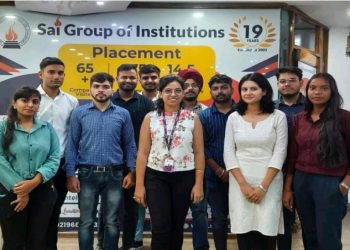 उपलब्धि: साई ग्रुप ऑफ़ इंस्टिट्यूट बी.बी.ए, बी.कॉम और एग्रीकल्चर के 70 फ़ीसदी छात्रों का बायजूस में प्लेसमेंट।