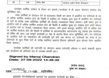 बड़ी खबर:वन विभाग में 39 वन आरक्षी के हुए प्रमोशन। बने वन दरोगा