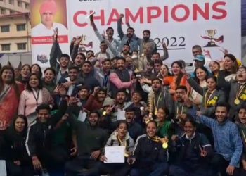 बड़ी खबर: SGRR विश्वविद्यालय खेलोत्सव 2022 में स्कूल ऑफ मैनेजमेंट ओवरऑल चैम्पियन..