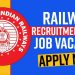 ब्रेकिंग JOB ALERT: इंडियन रेलवे में निकली बंपर भर्तियां। ऐसे करें आवेदन 