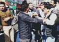 एन एस यू आई दो गुटों के बीच हुई मारपीट !