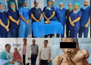 उपलब्धि: श्री महंत इंद्रेश हॉस्पिटल में दुर्लभ पैरोटिड ट्यूमर का सफल ऑपरेशन.