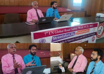 बड़ी खबर: बढ़ती हुई सड़क दुर्घटना में मोबाइल और भी घातक। डाo बी.के.एस संजय..