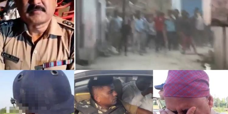 बड़ी खबर: यहां युवक की मौत पर हिंसा। पुलिस वालों पर आक्रमण। दरोगा समेत कई घायल..