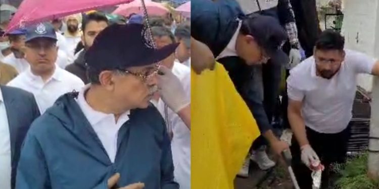 बड़ी खबर: हाईकोर्ट चीफ़ जस्टिस और उनकी टीम सफाई अभियान के लिए उतरी सड़कों पर..