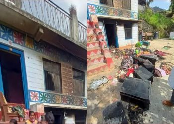 हादसा: यहां खाना बनाते समय फटा सिलेंडर। सारा सामान जलकर हुआ खाक..