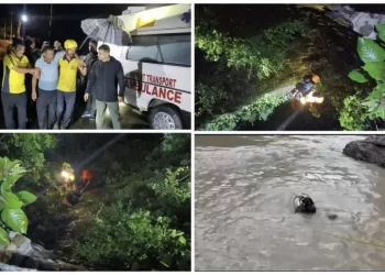 हादसा: यहां मैक्स वाहन गहरी खाई में गिरा। 5 लोग रेस्क्यू 6 लोग लापता। SDRF की सर्च जारी