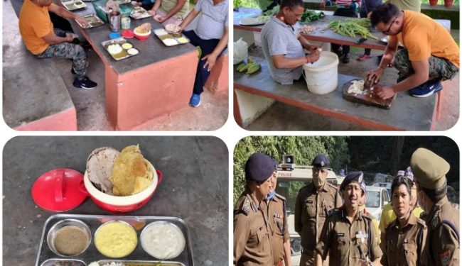गुड न्यूज़: अब पुलिसकर्मियों को परोसी जाएगी पहाड़ी व्यंजन के साथ पहाड़ी थाली..