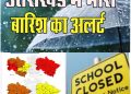 Weather alert: उत्तराखंड में भारी बारिश का अलर्ट, स्कूल बंद, प्रशासन हाई अलर्ट पर..