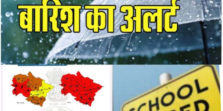 Weather alert: उत्तराखंड में भारी बारिश का अलर्ट, स्कूल बंद, प्रशासन हाई अलर्ट पर..