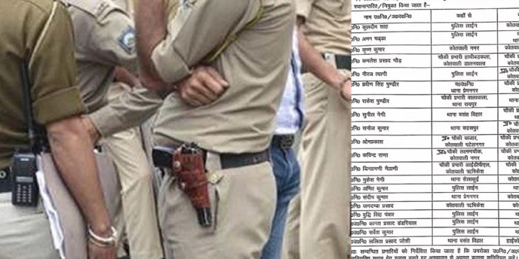 तबादले: SSP देहरादून ने आज किए दारोगाओं और चौकी प्रभारियों के तबादले। देखें लिस्ट..