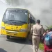 बड़ी खबर: यहां अचानक लगी स्कूल बस में आग, खाकी ने निभाया फर्ज़, 30 बच्चे किए रेस्क्यू..