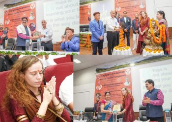 बड़ी खबर: एसजीआरआर विश्वविद्यालय में जुटे देश विदेश के योग साधक..