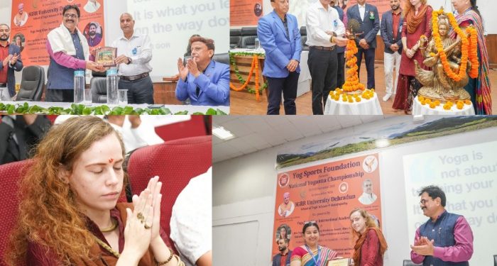 बड़ी खबर: एसजीआरआर विश्वविद्यालय में जुटे देश विदेश के योग साधक..