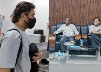 महेंद्र सिंह धोनी पहुंचे उत्तराखंड, कैंची धाम के करेंगे दर्शन।