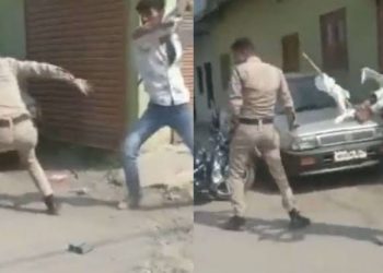 दरोगा को पीट पीटकर, कर दिया अधमरा वीडियो हो रहा वायरल