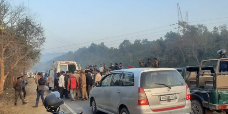 दुखद : ऋषिकेश चीला में वनविभाग की गाड़ी दुर्घटनाग्रस्त, दो रेंजर समेत 4 लोगों की मौत,अन्य घायल।