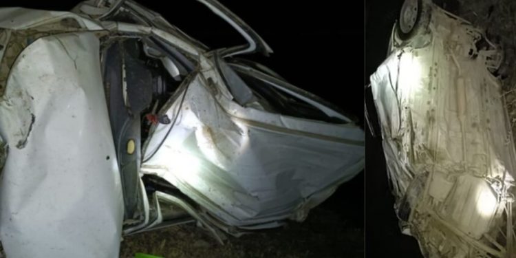 दुखद: यहां गहरी खाई में गिरी कार, 3 लोगों की दर्दनाक मौत..