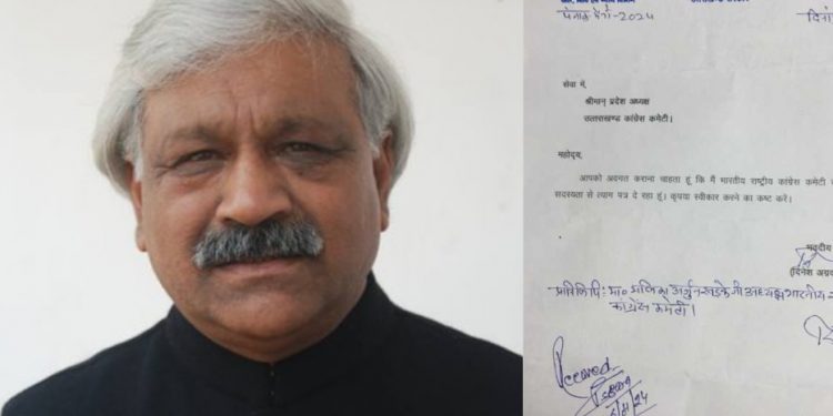 बड़ी खबर :कांग्रेस को एक और झटका,पूर्व कैबिनेट मंत्री दिनेश अग्रवाल ने दिया इस्तीफा..