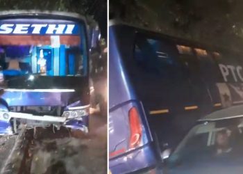 वीडियो: यहां अचानक हुए बस के ब्रेक फेल, डिवाइडर पर चढ़ी बस, सभी यात्री सुरक्षित..