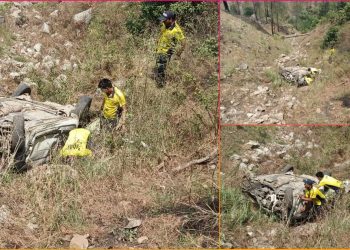 हादसा: पौड़ी के खिर्सू में दर्दनाक हादसा, गहरी खाई में गिरी कार, 4 की मौत 3 घायल..