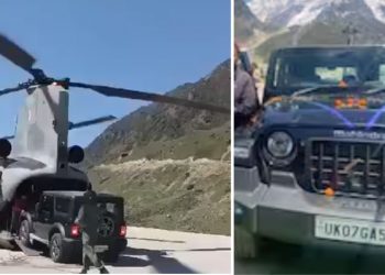 बड़ी खबर: केदारनाथ में चिनूक से पहुंचाई गई महिंद्रा थार, श्रद्धालुओं को मिलेगी ये सुविधा..