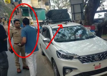 एक्शन: चमोली पुलिस ने उत्तर प्रदेश के DSP का काट दिया 1000 रूपये का चालान, ये है पूरा मामला 