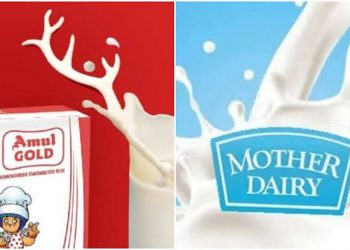 महंगाई: महंगाई की मार , टोल टैक्स बढ़ते ही,  बढ़े अमूल दूध और मदर डेयरी के दाम..