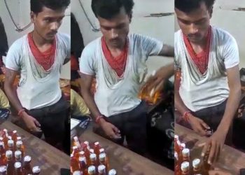 गजब वीडियो: हरिद्वार में चलती फिरती शराब की दुकान, वीडियो देख हो जाएंगे हैरान..