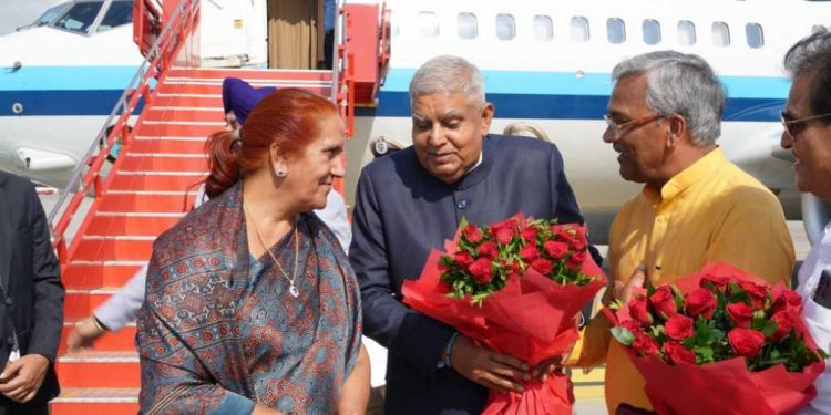 ब्रेकिंग: दो दिवसीय दौरे पर उत्तराखंड पहुंचे उपराष्ट्रपति जगदीप धनखड़