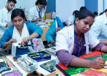 SGRRU में कला एवं शिल्प क्लब की ओर से आयोजित प्रतियोगिता में छात्र-छात्राओं ने की बढ़चढ़कर भागीदारी