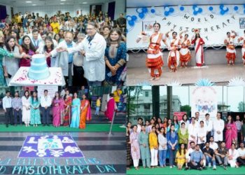 श्री महंत इन्द्रेश अस्पताल में धूमधाम से मनाया गया वर्ल्ड फिजियोथैरेपी दिवस। शायरी, गायन एवं गीत संगीत की बही बयार