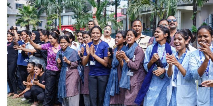 एसजीआरआरयू खेलोत्सव : क्रिकेट, वालीबाॅल, बास्केटबाॅल, टेबल टैनिस, बैडमिंटन प्रतियोगिताओं के नाम रहा तीसरा दिन