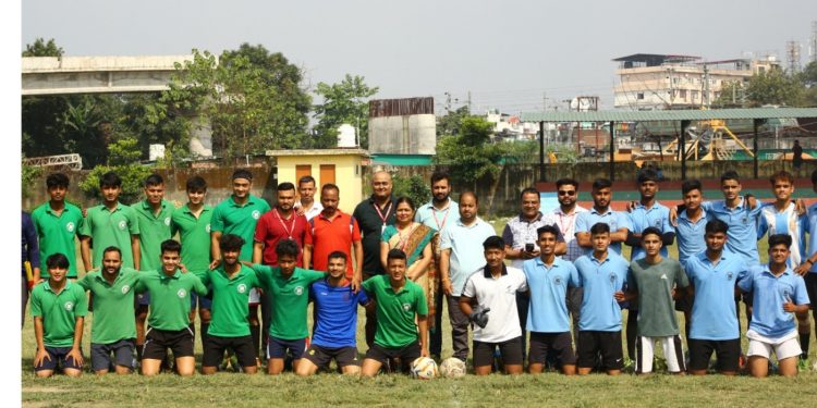एसजीआरआरयू खेलोत्सव: बास्केटबाॅल में नर्सिंग एवम् मैनेजमेंट की खिताबी जीत
