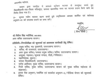 बिग ब्रेकिंग : उधम सिंह नगर के नए डीएम बने नितिन भदोरिया