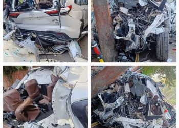 दुखद : देहरादून में कार और कंटेनर ट्रक की भिड़ंत,6 लोगों की मौके पर मौत,एक गंभीर रूप से घायल