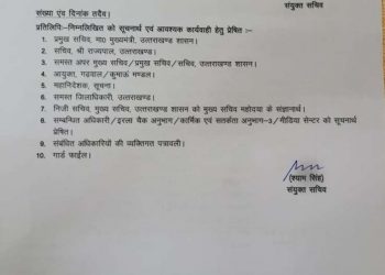 उत्तराखंड शासन ने 4 आईएएस और 3 पीसीएस अधिकारियों के किए ट्रांसफर,